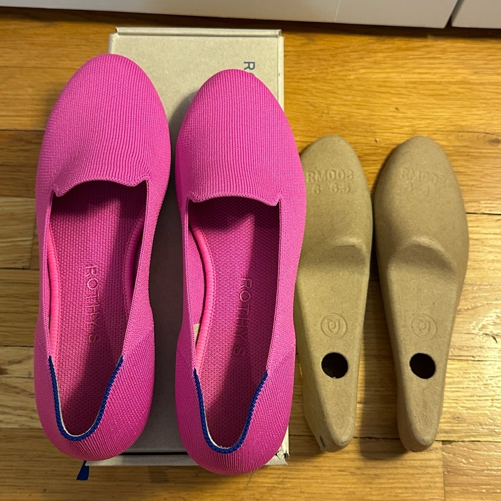 Rothy’s The Loafer in Dragonfruit